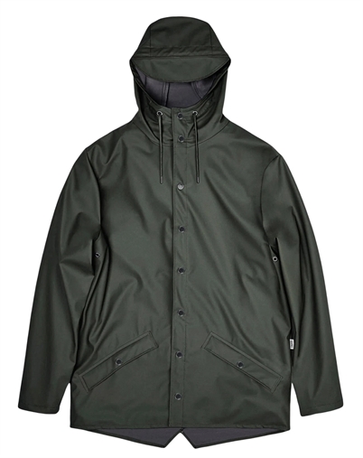 Rains - Kort Regnjakke - Unisex - Green